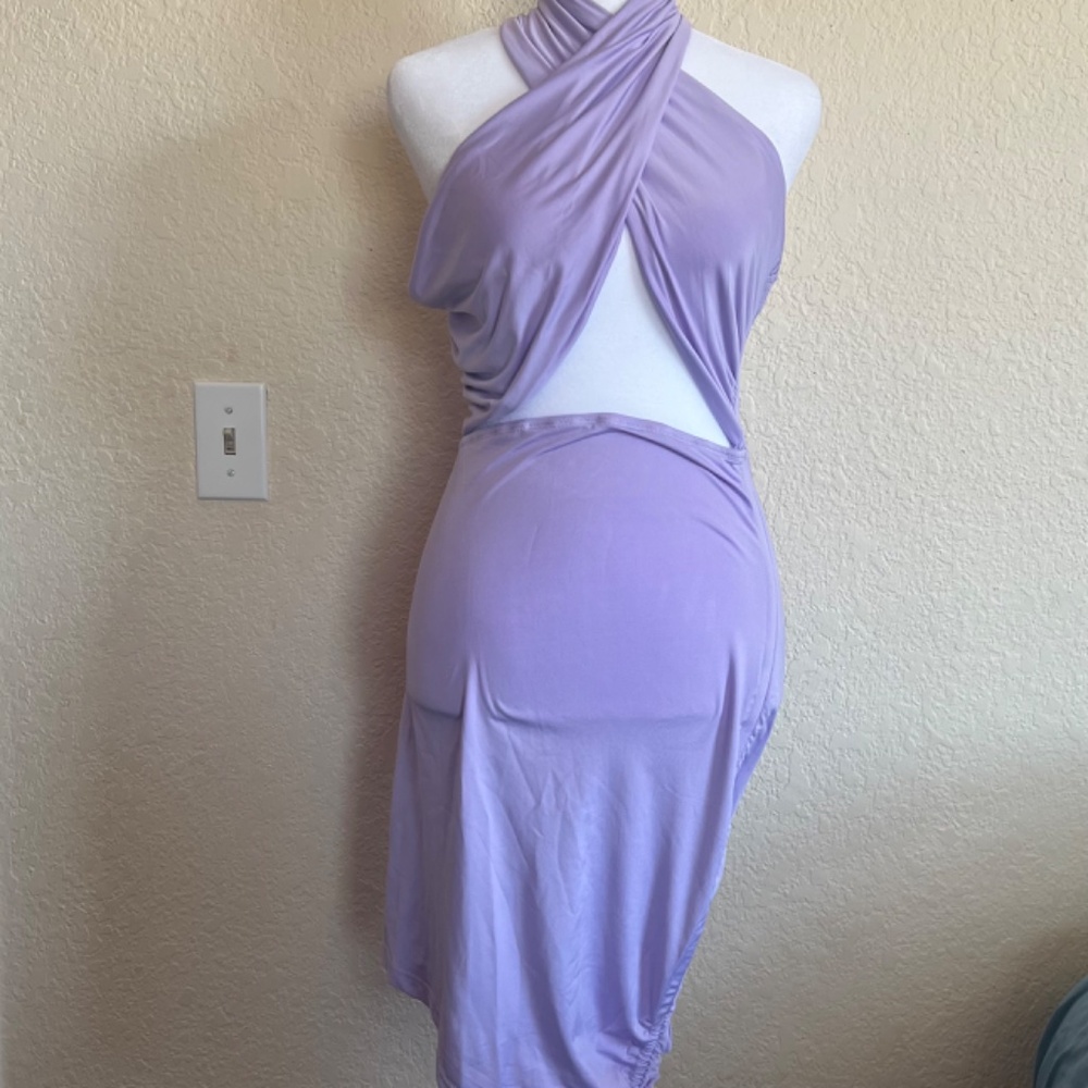DRESS-Lavender Color - Picture 2 of 4